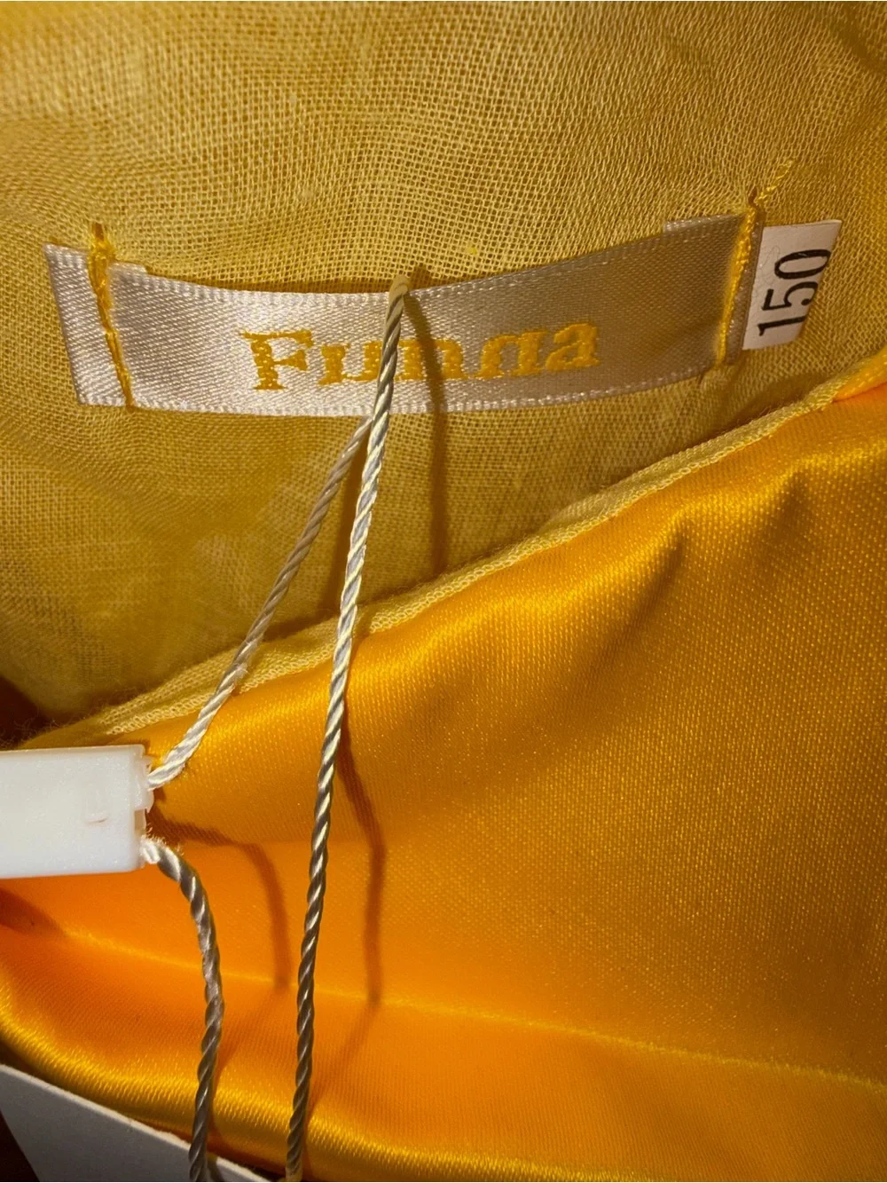 Funna Girls Princess Dress Costume Gold/Yellow Size 150 (10-12)w/ Gloves & Crown